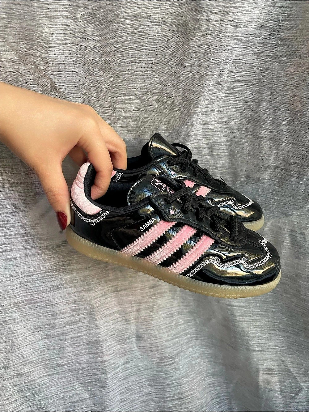 adidas Samba Black & Pink Sneakers US 10K